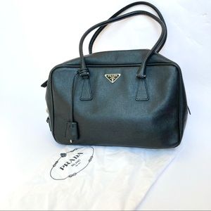 Sale! Auth. Prada Bauletto Safgiano Bag Dust Bag